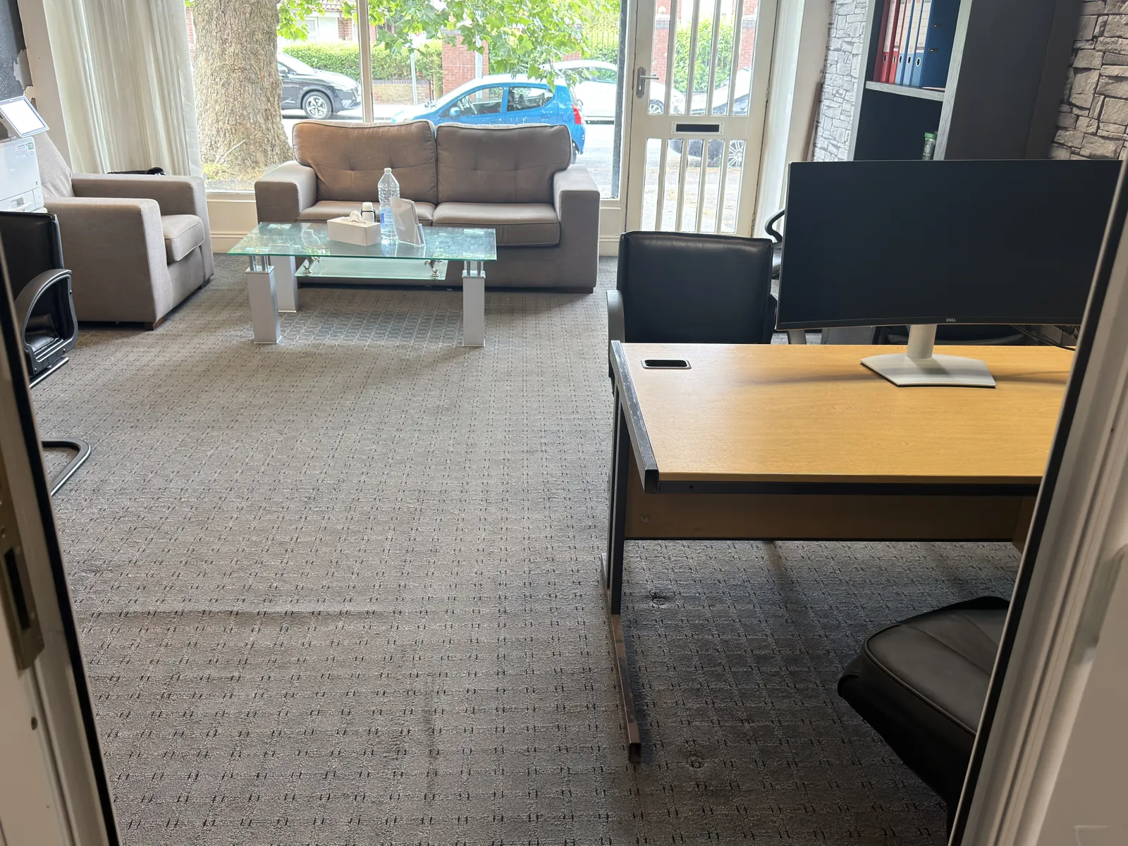 Client waiting area, Shams Britvisa Lawyers Ltd, Manchester